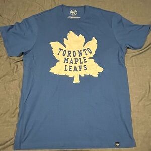 ‘47 TORONTO MAPLE LEAFS SHIRT NHL KNOCKOUT FIELDHOUSE TEE 1927